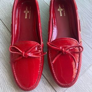 Red Patent Classic Driving Shoes - Brand New!